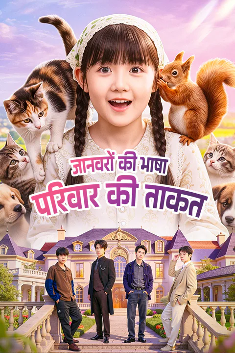 जानवरों की भाषा परिवार की ताकत का पोस्टर