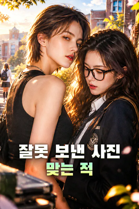 잘못 보낸 사진, 맞는 적 포스터