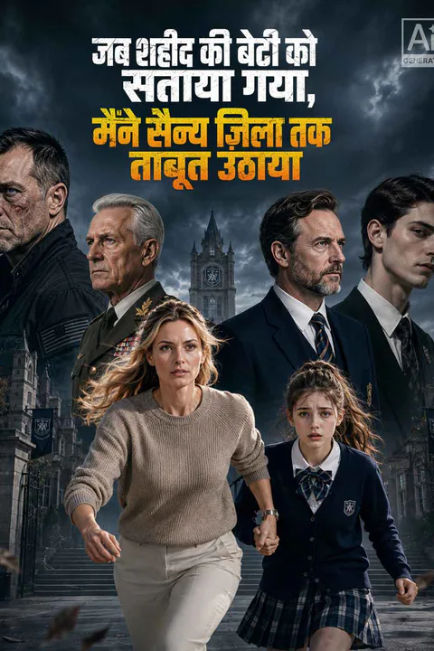 जब शहीद की बेटी को सताया गया, मैंने सैन्य ज़िला तक ताबूत उठाया का पोस्टर