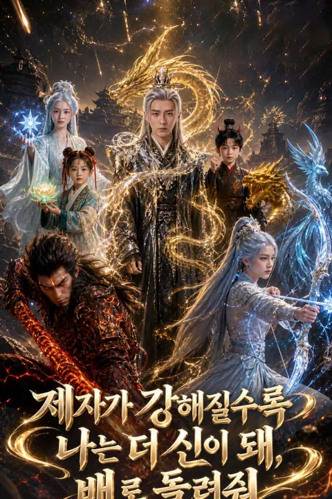 제자가 강해질수록 나는 더 신이 돼, 배로 돌려줘 포스터