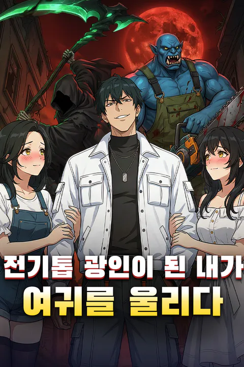 전기톱 광인이 된 내가 여귀를 울리다 포스터