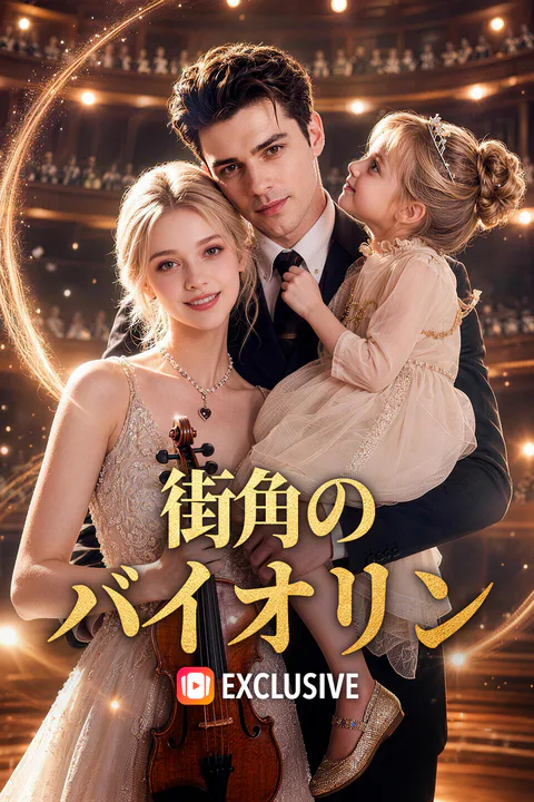 街角のバイオリンのポスター