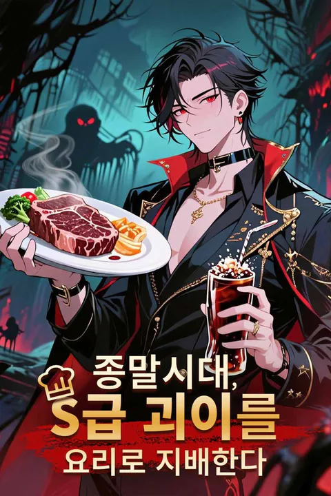 종말시대, S급 괴이를 요리로 지배한다 포스터