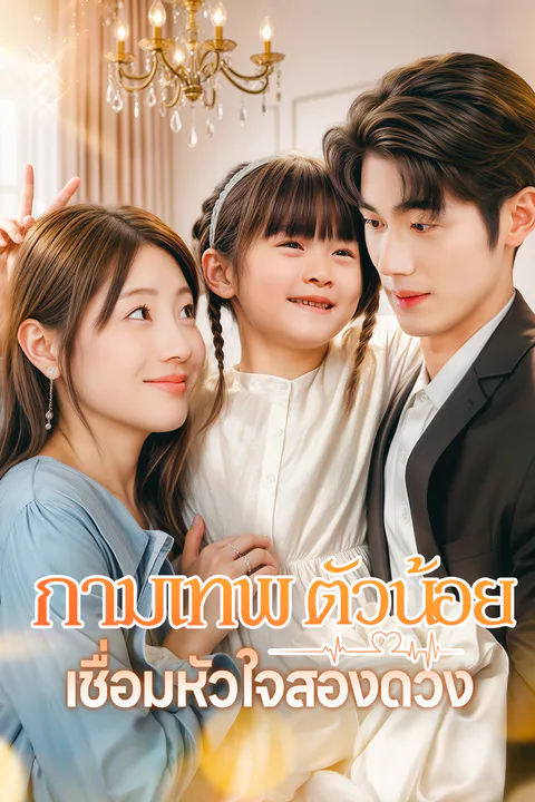 โปสเตอร์ กามเทพตัวน้อยเชื่อมหัวใจสองดวง