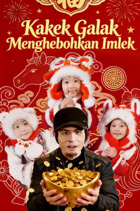 Poster Kakek Galak Menghebohkan Imlek