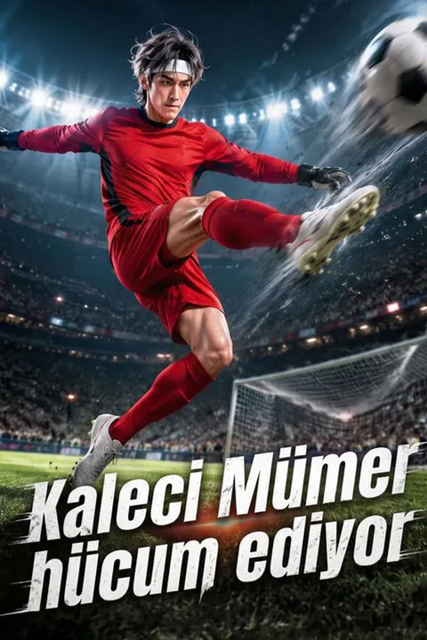 Kaleci Mümer hücum ediyor afişi