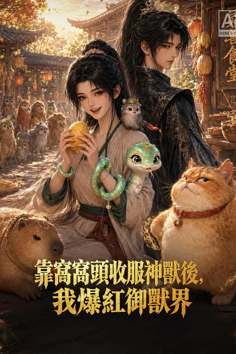 《靠窩窩頭收服神獸後，我爆紅御獸界》海報