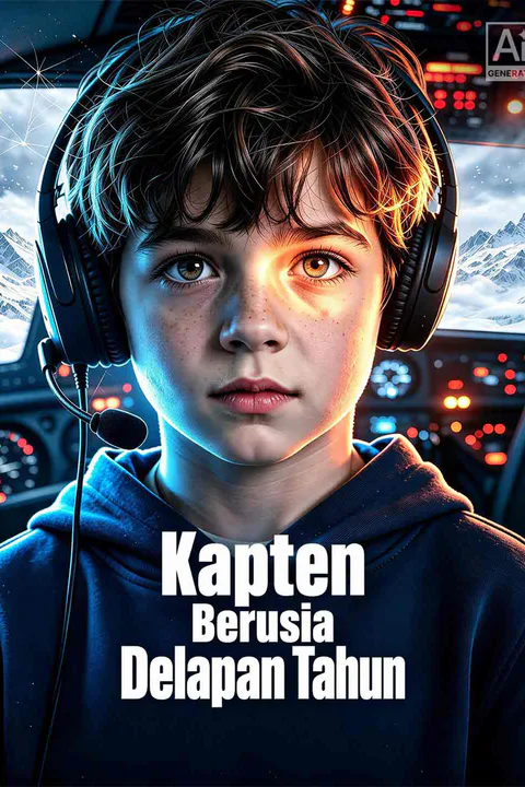 Poster Kapten Berusia Delapan Tahun