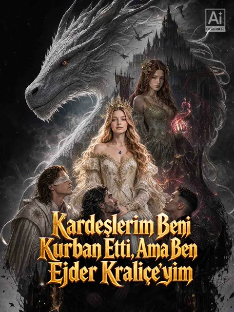 Kardeşlerim Beni Kurban Etti, Ama Ben Ejder Kraliçe'yim afişi