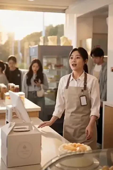 케이크로 밝혀진 세 가정 포스터