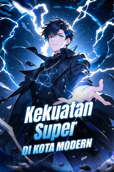 Poster Kekuatan Super di Kota Modern