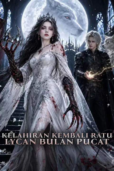 Poster Kelahiran Kembali Ratu Lycan Bulan Pucat