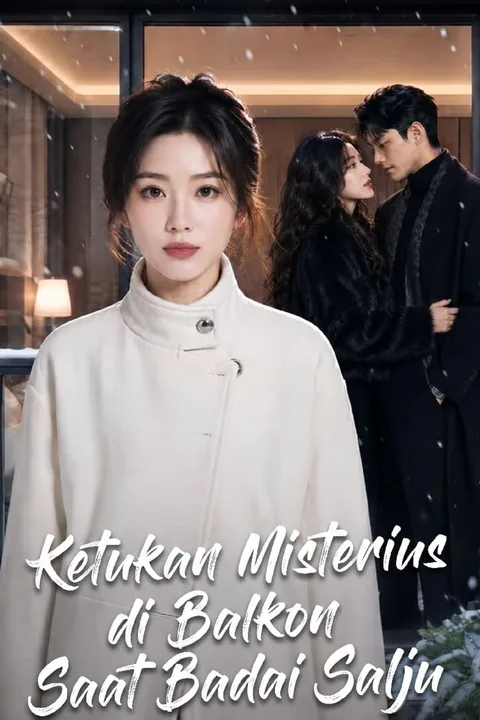 Poster Ketukan Misterius di Balkon Saat Badai Salju