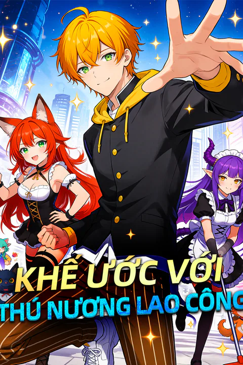 Poster Khế Ước Với Thú Nương Lao Công