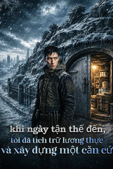 Poster Khi ngày tận thế đến, tôi đã tích trữ lương thực và xây dựng một căn cứ