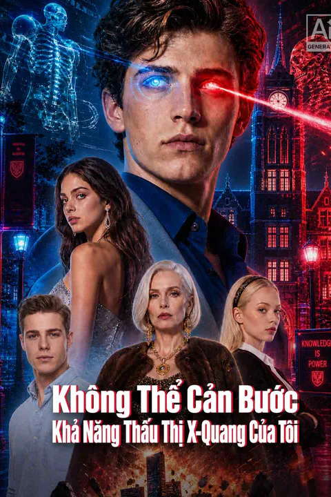 Poster Không Thể Cản Bước Khả Năng Thấu Thị X-Quang Của Tôi