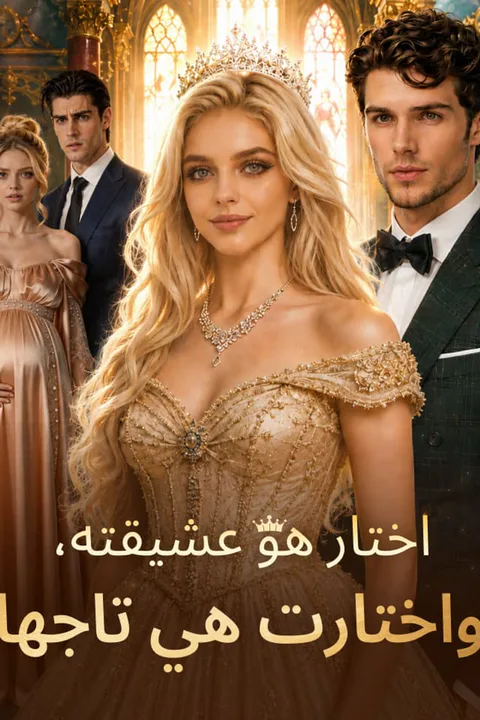 ملصق اختار هو عشيقته، واختارت هي تاجها