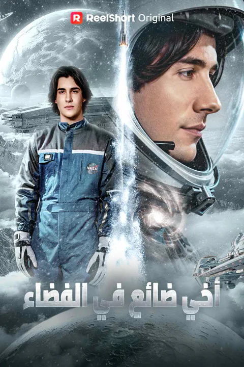 ملصق أخي ضائع في الفضاء