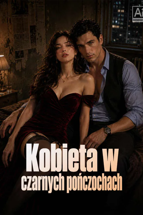 Kobieta w czarnych pończochach – plakat