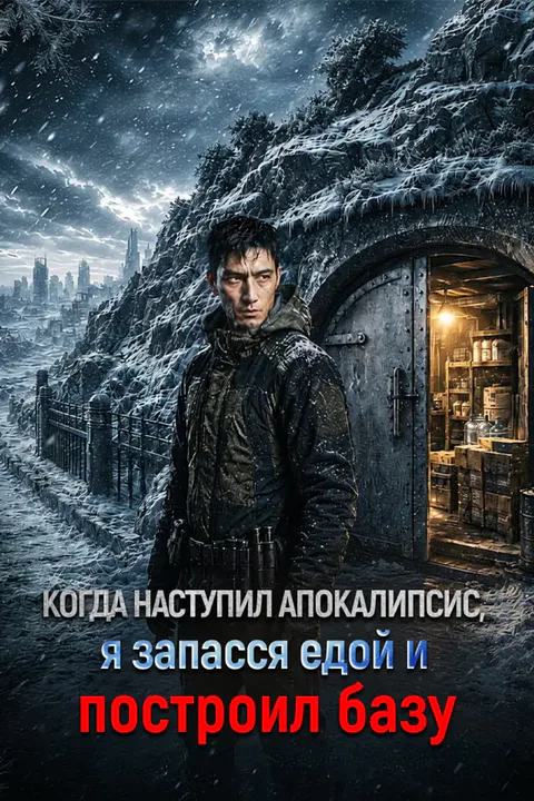 Постер «Когда наступил апокалипсис, я запасся едой и построил базу»