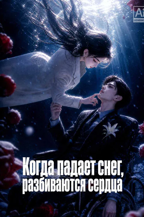 Постер «Когда падает снег, разбиваются сердца»