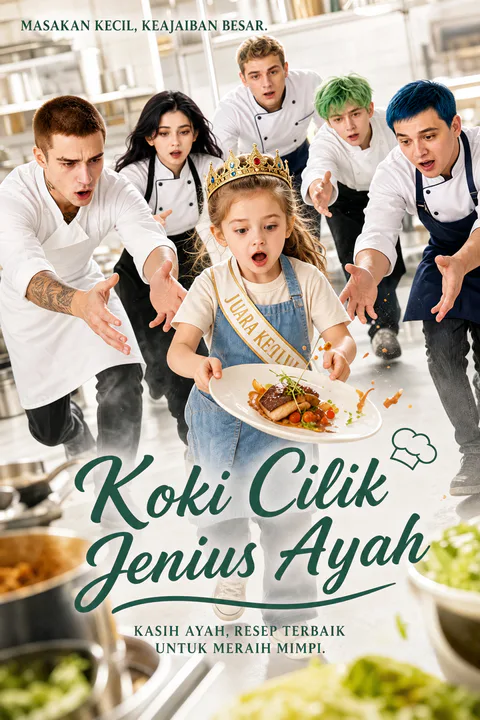Poster Koki Cilik Jenius Para Ayah