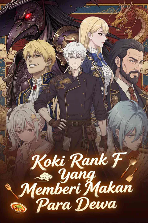 Poster Koki Rank F yang Memberi Makan Para Dewa