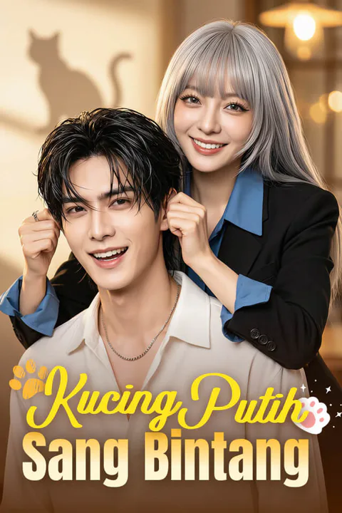 Poster Kucing Putih Sang Bintang