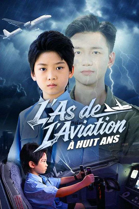 Affiche de L'As de l'Aviation à Huit Ans (Doublé)
