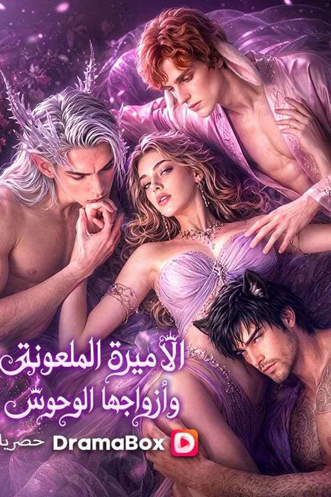 ملصق الأميرة الملعونة وأزواجها الوحوش