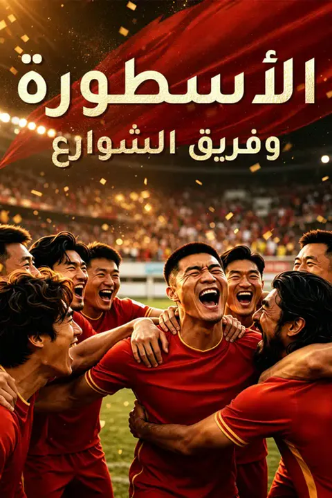 ملصق الأسطورة وفريق الشوارع