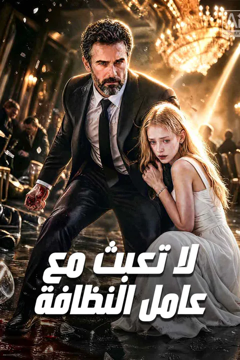 ملصق لا تعبث مع عامل النظافة