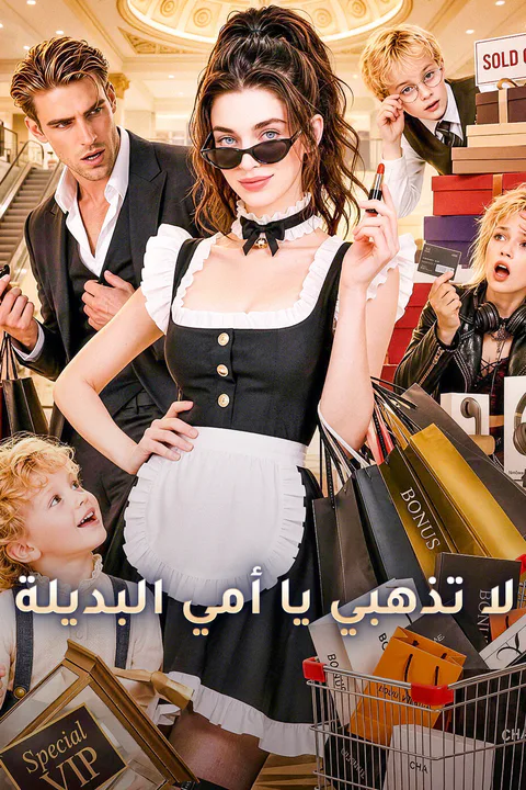 ملصق لا تذهبي يا أمي البديلة