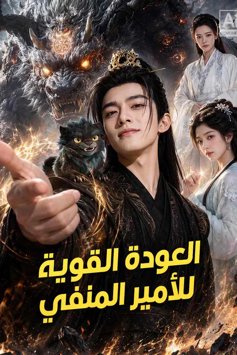 ملصق العودة القوية للأمير المنفي