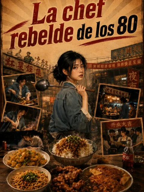 Póster de La chef rebelde de los 80