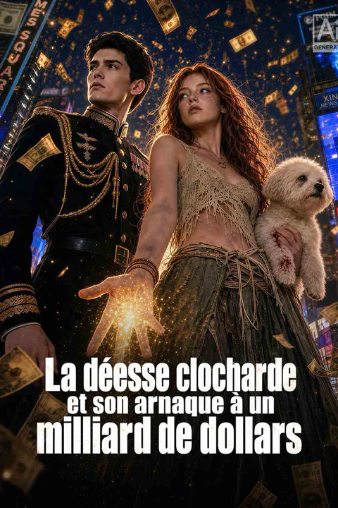 Affiche de La déesse clocharde et son arnaque à un milliard de dollars