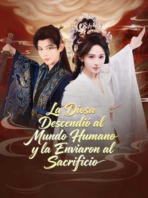 Póster de La Diosa Descendió al Mundo Humano y la Enviaron al Sacrificio
