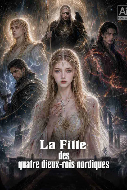 Affiche de La Fille des quatre dieux-rois nordiques