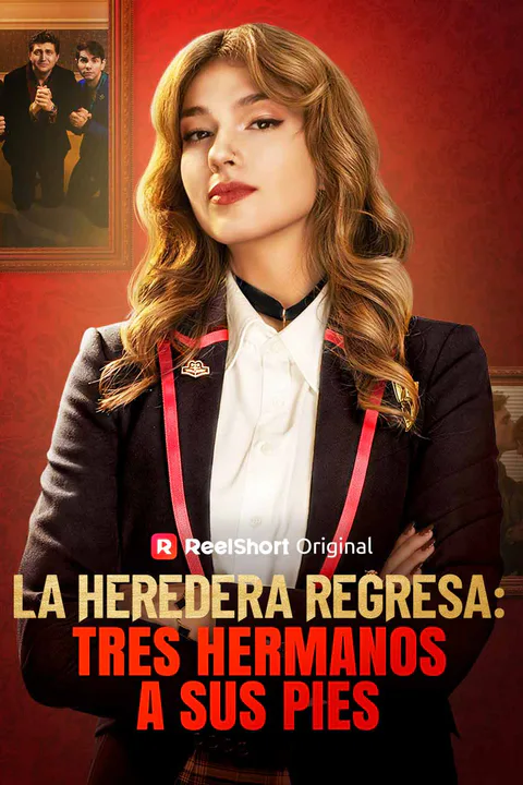 Póster de La heredera regresa: tres hermanos a sus pies