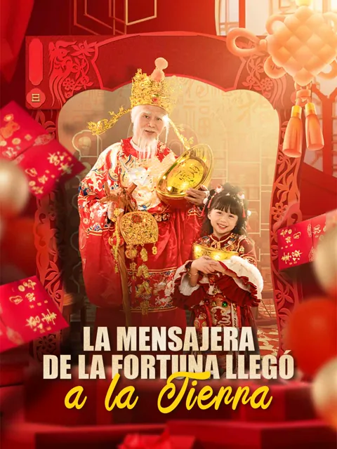 Póster de La mensajera de la fortuna llegó a la Tierra