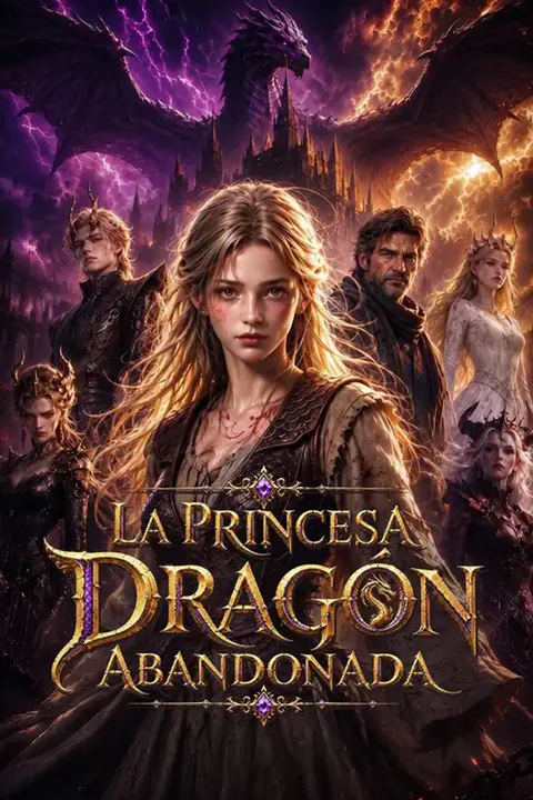 Póster de (Doblado) La princesa dragón abandonada