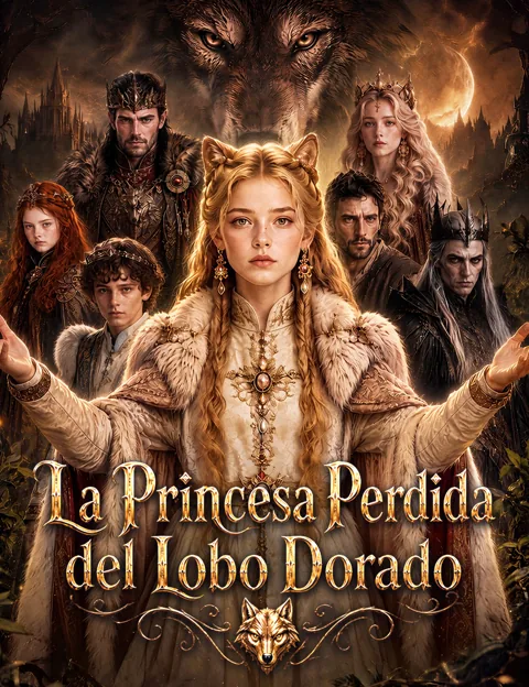 Póster de La princesa perdida del Lobo Dorado