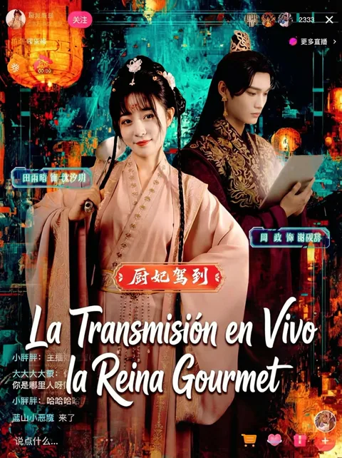 Póster de La Transmisión en Vivo de la Reina Gourmet