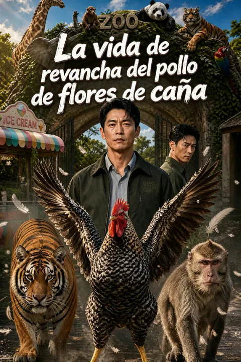 Póster de La vida de revancha del pollo de flores de caña