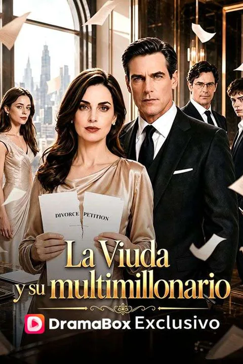 Póster de La viuda y su multimillonario