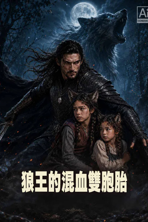《狼王的混血雙胞胎》海報