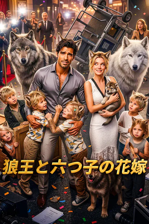 狼王と六つ子の花嫁のポスター