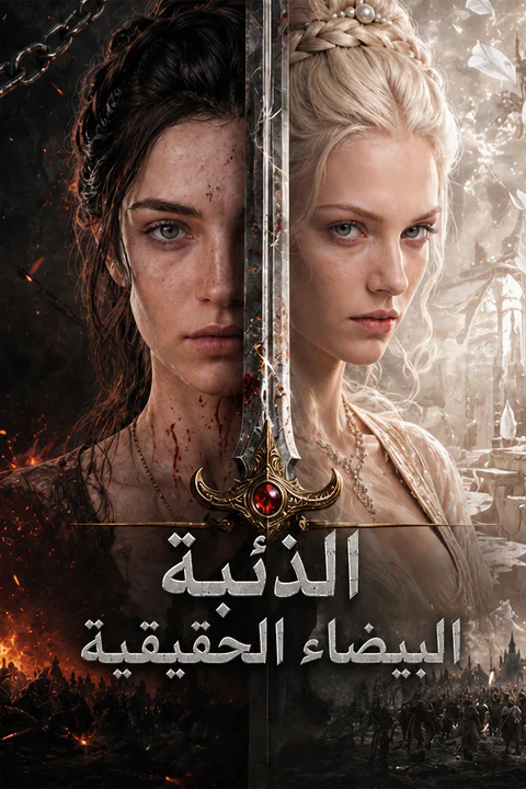 ملصق الذئبة البيضاء الحقيقية
