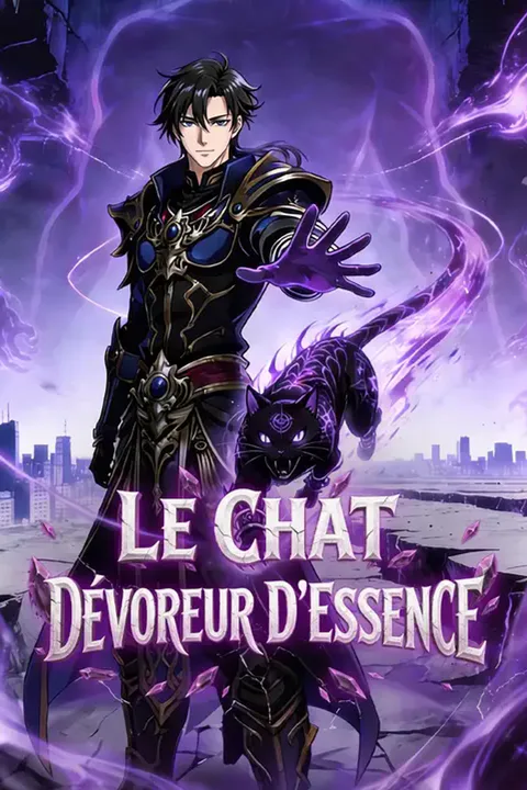 Affiche du chat dévoreur d'essence
