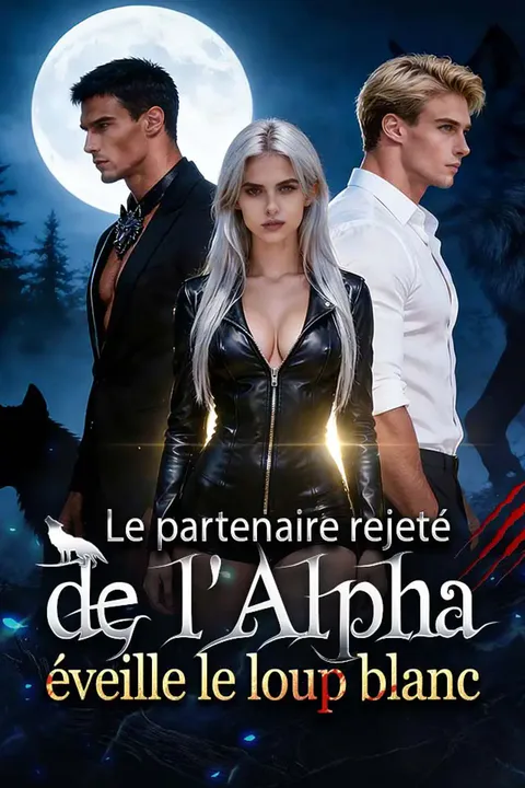 Affiche du partenaire rejeté de l'Alpha éveille le loup blanc